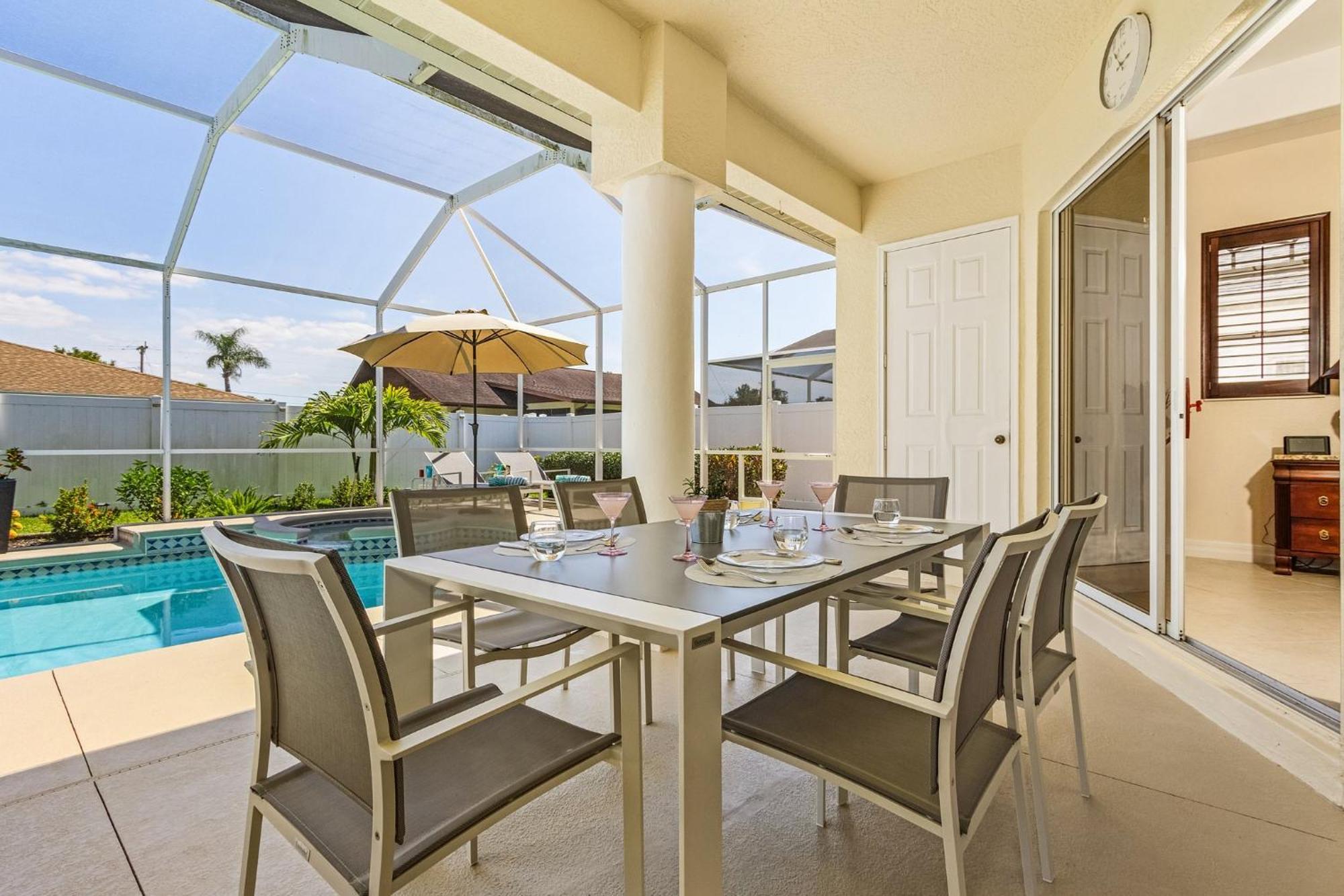 Villa-Haze, Lots Of Privacy, Solar & Electric Heated Pool And Spa Κέιπ Κόραλ Εξωτερικό φωτογραφία